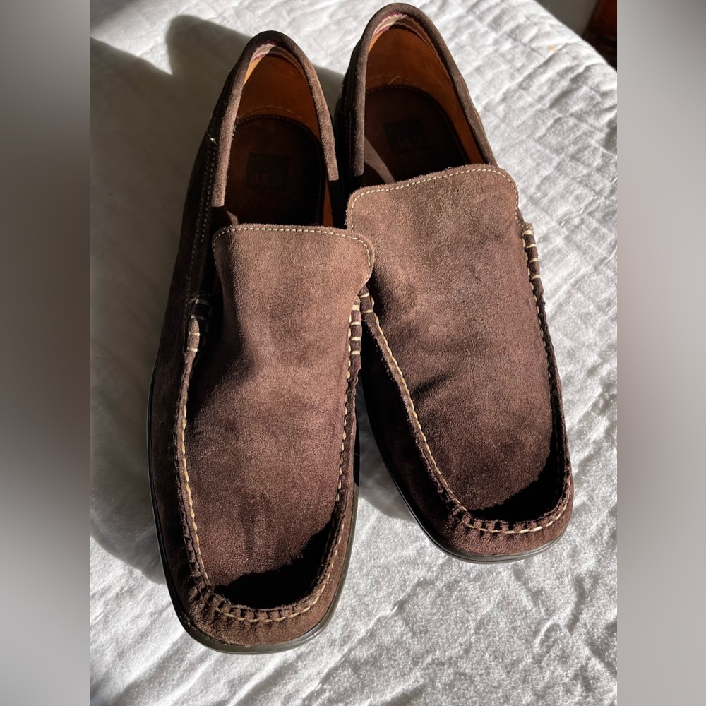 J & M Brown Suede Men’s Size 11 Loafer Made in Brazil